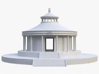 ACUARIO TEMPLE - Templo de Acuario - Acuarius Low-poly 3D model