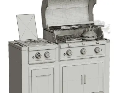 Saber Grill 3D model