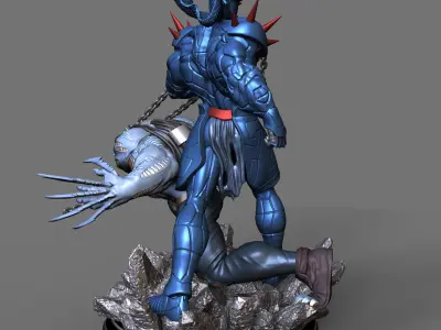  General ZOD and Eqqus Superman villains STL 3d printing 3D print model