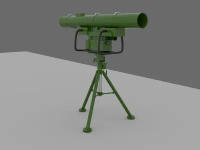 CORSAR light portable missile system 3D model