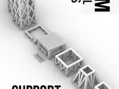 Support Structure Pack 3D print model
