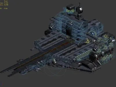 Cosmic fortress 01 3D model