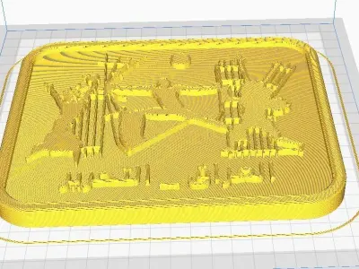 Tahrir Square Iraq 3D print model