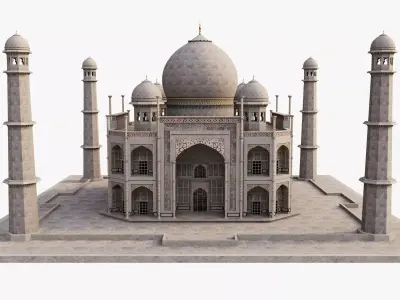 Taj Mahal 3D model