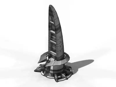 Star Alliance - Pavement Tower 3D model
