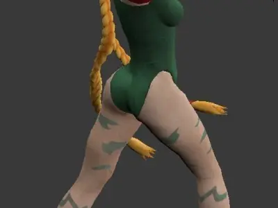 STREET FIGHTER CAMMY 3D print model