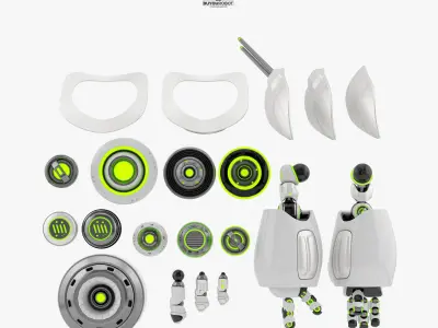 Pirate bot V  3D model