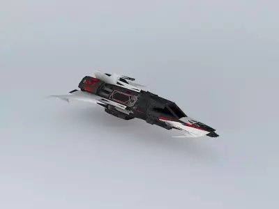 Dragon Class Heavy Attack Fighter FH1233B 3D model