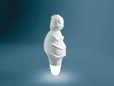 table lamp for a bottle of fireflies 3D print model