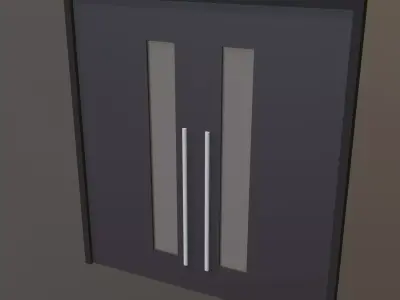 Double door 23-02 3D model