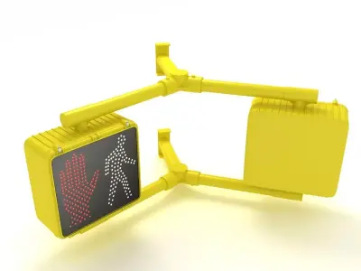 Walk Signal Double 3D model