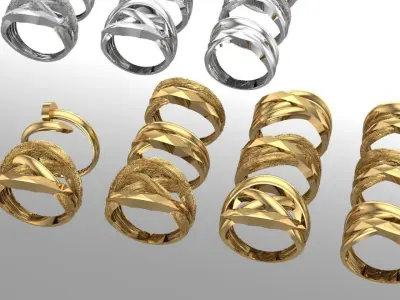 new fusion light designs some with grooves 3D print model
