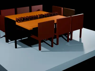 3D OFFICE CHAIR  3D model