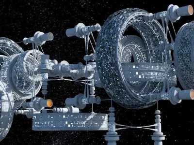 Space Colony 3D model