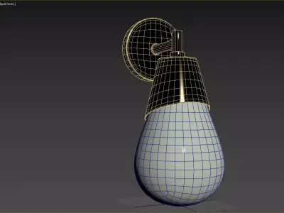 Cora Wall Lamp by Mitzi Low-poly 3D model