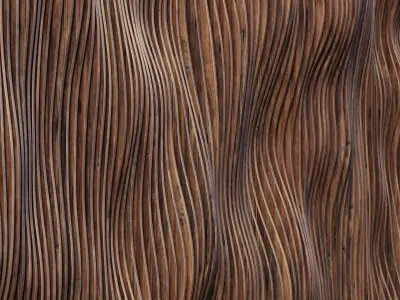 Parametric thick rail panel n1 3D model