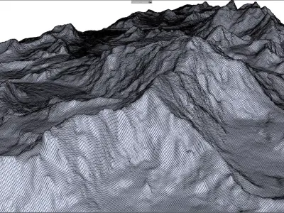 Cho Oyu Mountain Nepal China 3D model