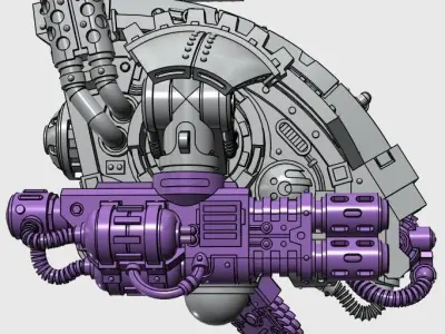 MECHA KNIGHT RETINUE THORAX 3D print model