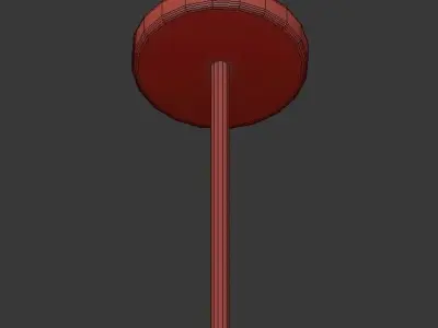 Unique Bubble Pendant Light 3D model
