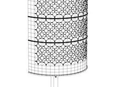 French Street Trash Free 3D model