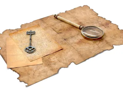 Ancient Treasure Hunter Kit 3D model