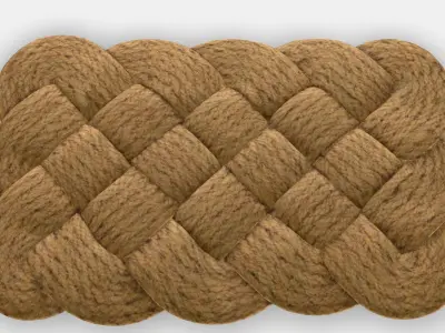STAVREBY Door mat indoor Low-poly 3D model