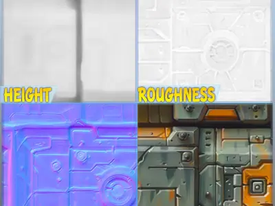 Stylized Wall Seamless Texture Texture 68