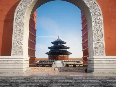 Temple of Heaven Beijing Chinese palace 3D model