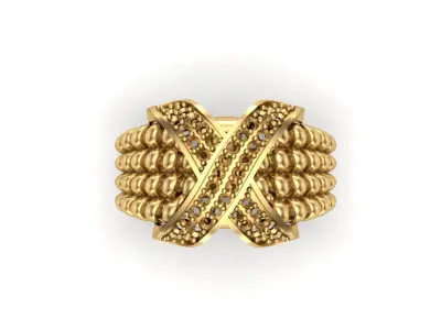 Jewelry ring 222 3D print model