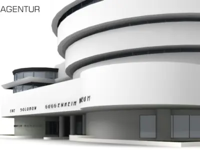 Solomon R Guggenheim Museum 3D model