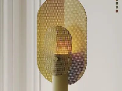 Filter Table Lamp by Blu Dot 3D model