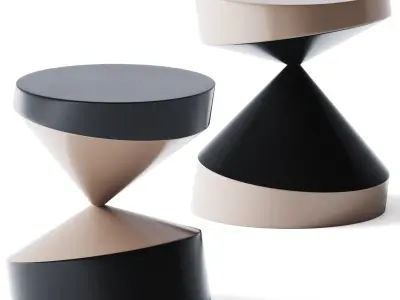Coffee Table Whirling Twins by I  3D model