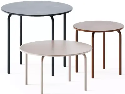 Coffee Tables MR by Thonet 3D model