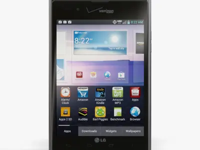 LG Intuition VS950 Low-poly 3D model