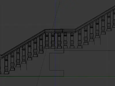 Ladder 3D model 3