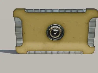 Sci-fi Touch Pad Low-poly 3D model