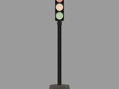 Traffic Light Free 3D model