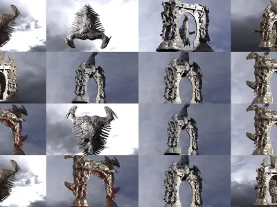 Dantes Inferno Collection 3D Model Pack