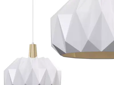 The Origami Pendant by lightology 3D model