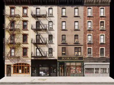 New York Facade 3D model