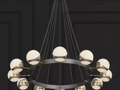 Impressive Italian Chandelier 3D model