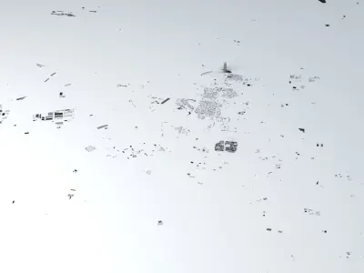 Changchun Streets and Buildings 3D model