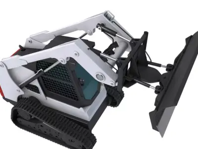 Compact Tracked Loaders 3D model