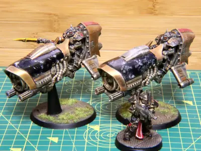 Obsidian Guard - Immortals - Corvid Assault Skimmer 3D print model