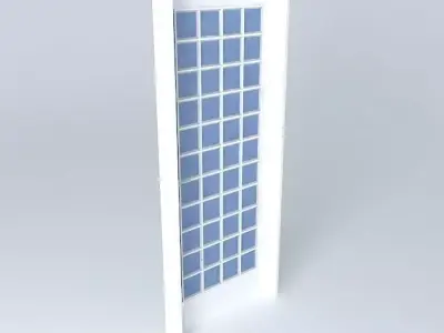 portaedson door with squares Free 3D model