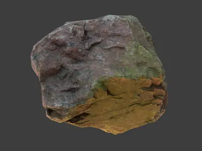 Small Rock Low-poly 3D model
