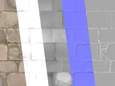 Block Paving 03 - Photogrammetry based Environment Texture Texture
