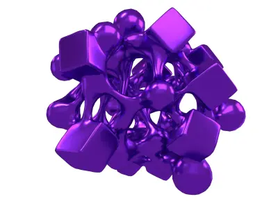 Abstract Shape v44 007 Low-poly 3D model