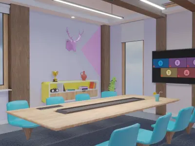 Metaverse Rooms 3D Model Pack