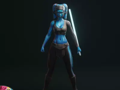 star wars - aayla secura 3D print model